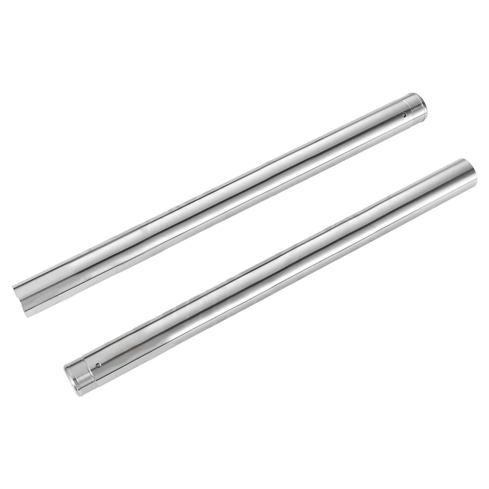 Woodey One Color Front Fork Inner Tubes Silver Pipes Stanchion Pair For Yamaha Fz6 2004-2007 2005 06 43X590mm Motorcycle Accessories