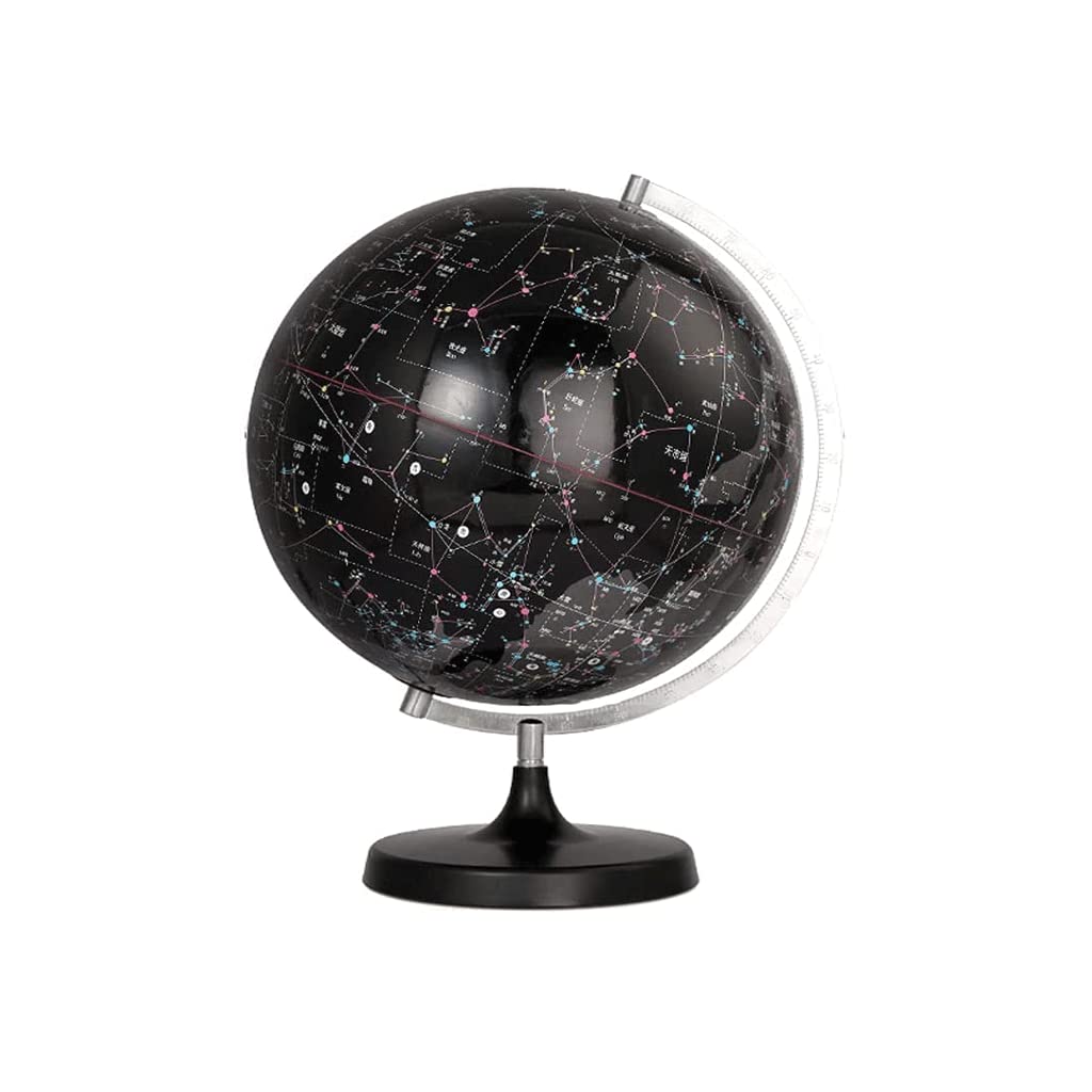 El Globo terráqueo Grande Iluminado más práctico para niños con Soporte de Madera, luz Nocturna, Globo terráqueo Antiguo de Escritorio para el hogar, la Oficina, la Escuela, Regalo