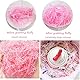 UCLEVER 200g Raffia Füllmaterial Geschenk Hamper Shred Geschreddertes Papier Geschenk Füllung für Party Hamper Füllung und Geschenkverpackung für Geschenkbox Dekorations (pink)
