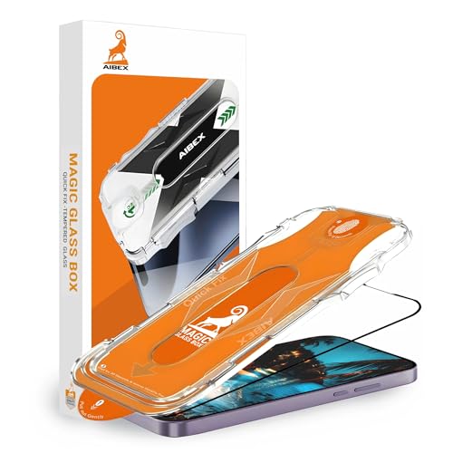 Image of AIBEX Tempered Glass Screen Protector for Samsung Galaxy S25 Ultra |Auto-Align Easy Installation Kit |9H Hardness |Edge to Edge Coverage HD Display |Bubble & Dust Free | Smooth Touch - Crystal Clear