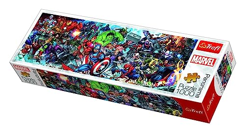 Trefl- Entra Avengers Other 1000 Piezas, Panorama, Adultos y niños a Partir de 12 años Puzzle, Color únete al Universo, Marvel los Vengadores