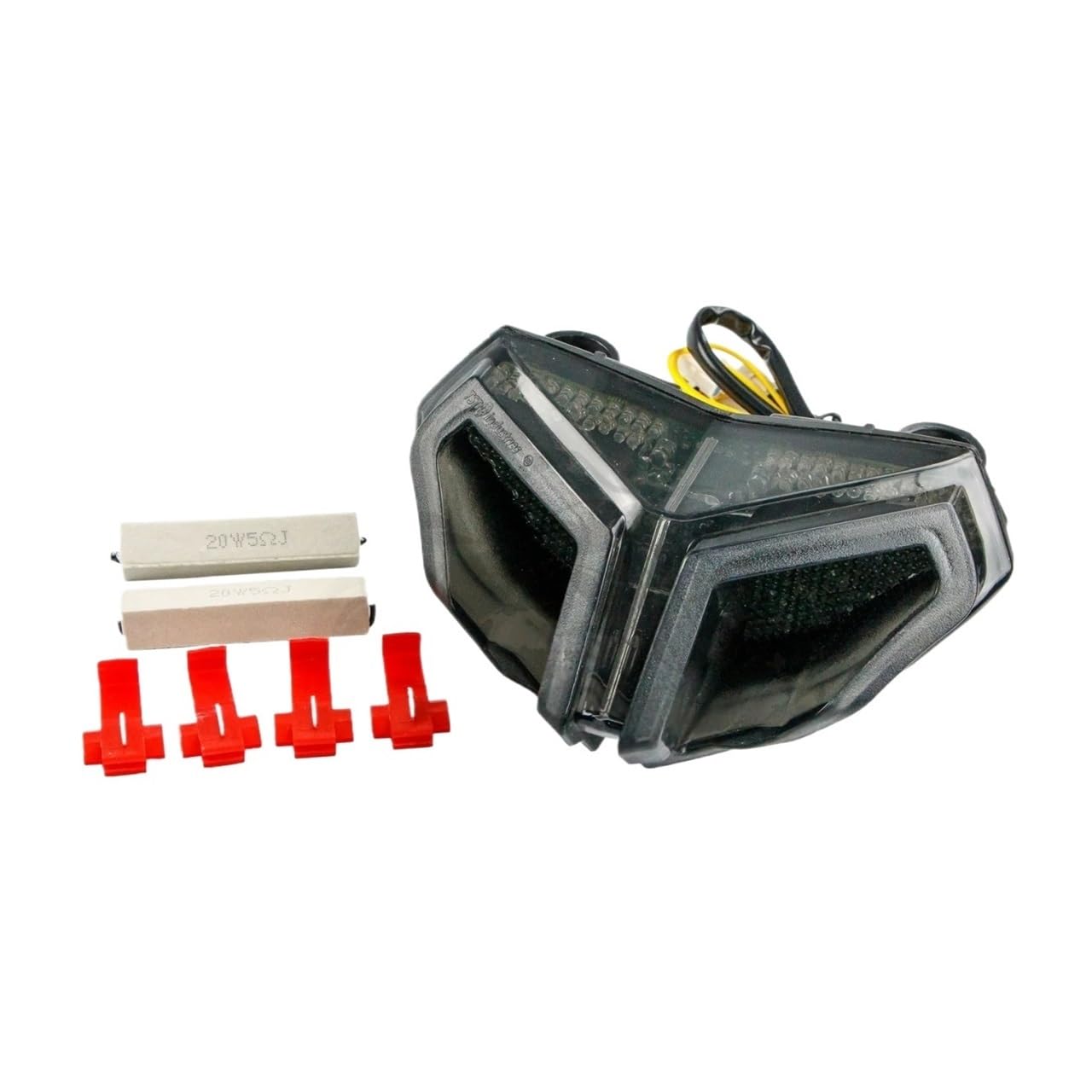 luz matricula Luces Traseras Freno Ajuste para 848 1098 1198 2007-2014 Luz Trasera LED para Motocicleta Indicador De Señal Giro Trasero Integrado 2008