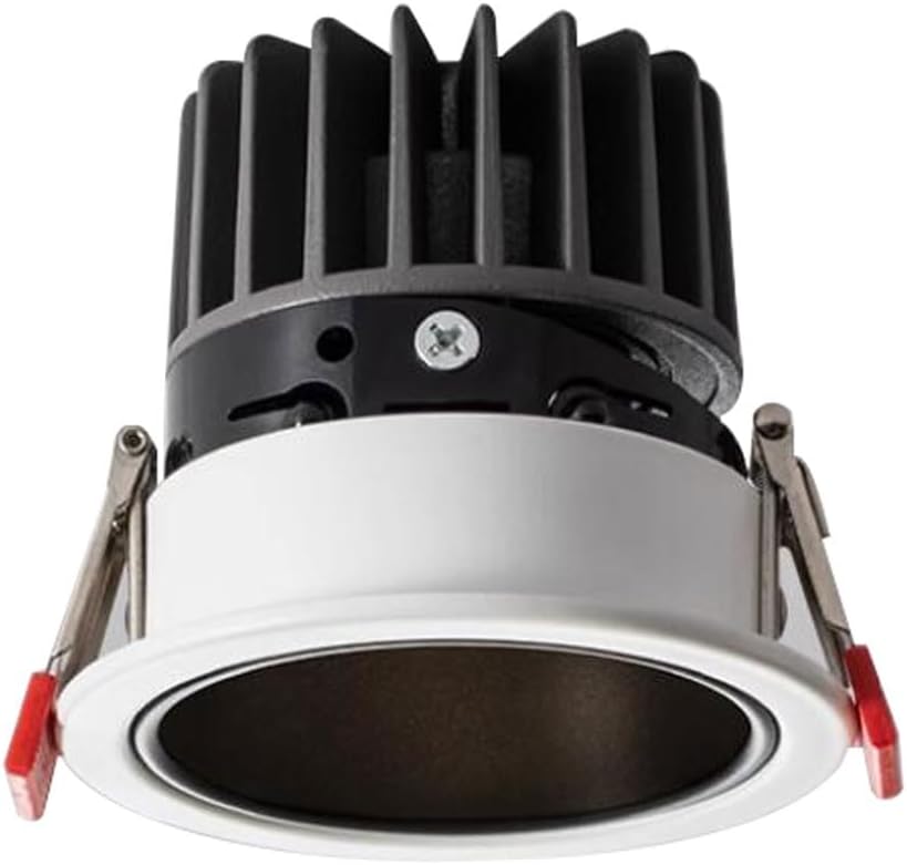 LED Recessed Lighting Retrofit Downlights Baffle Trim Ceiling for Bathroom Downlight,B-3000K 7w