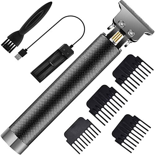 Winnieindustries Hair Clippers for Men, Clippers for Hair Cutting, Cordless Barber Hair Trimmer, Electric T-Blade Grooming Kit for Beard, Head and Face Shave