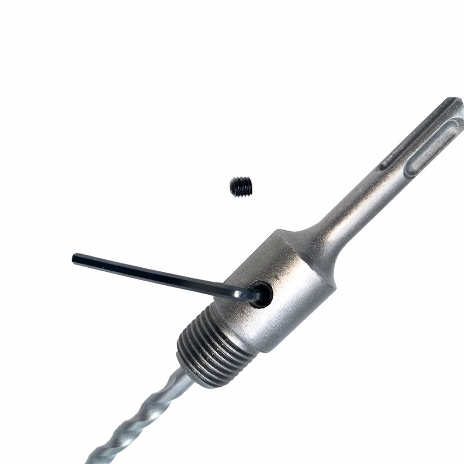 1 szt. M22 do SDS Plus adapter do pręta przedłużającego/cztery kwadratowe wydrążone końcówki do piły ściennej z elektrycznym młotkiem(adapter 350 mm)