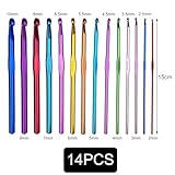 Zoom IMG-1 14 pezzi set uncinetti al Zoom IMG-1 14 pezzi set uncinetti al