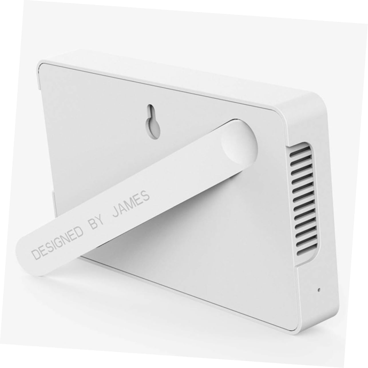 SUPVOX 2 Pièces Mètre De Température Et D'humidité Thermomètre Portatif Thermomètre D'intérieur De Charge Compteur De Température Numérique Rotin Toucher Blanche Surveiller