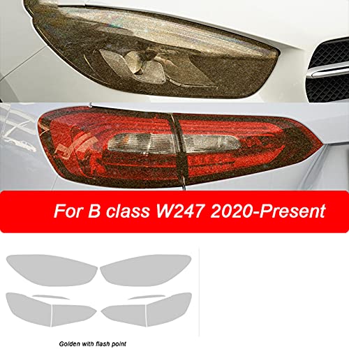 CGFZNUB Auto Koplamp Beschermfolie Achterlicht Bescherming Transparante TPU Sticker, voor Mercedes Benz B Klasse W247… - Image 3