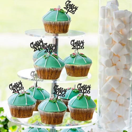 Fournitures de Fête et Décorations de Cupcake Class of 2022 pour Gâteaux