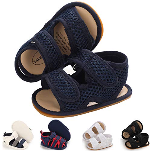 Baby Boys Girls Sandals Premium Soft Anti-Slip Rubber Sole Infant Summer Outdoor Shoes Toddler First Walkers
