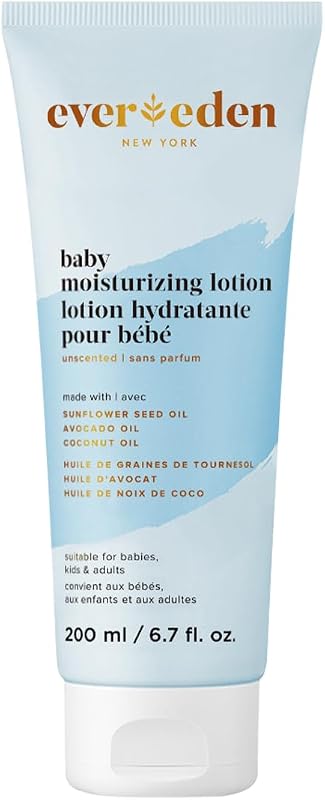 Loção corporal infantil Evereden sem fragrância, 200 mL