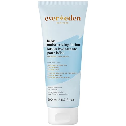 Evereden Loción hidratante para bebés de 6.7 onzas  Loción ligera y no grasa para niños pequeños  Cuidado del bebé limpio y suave  No tóxico y sin