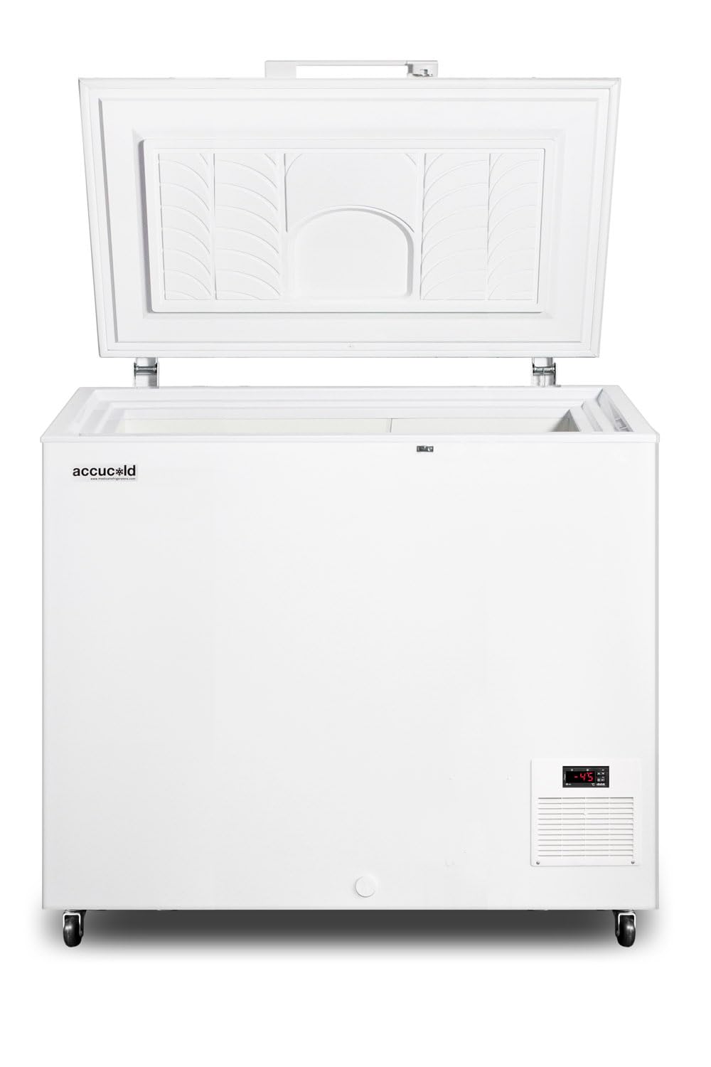 AccuCold42" AccuCold 8.1 cu. ft. Chest Freezer Commercial, White - EL21LT on Fridge.com