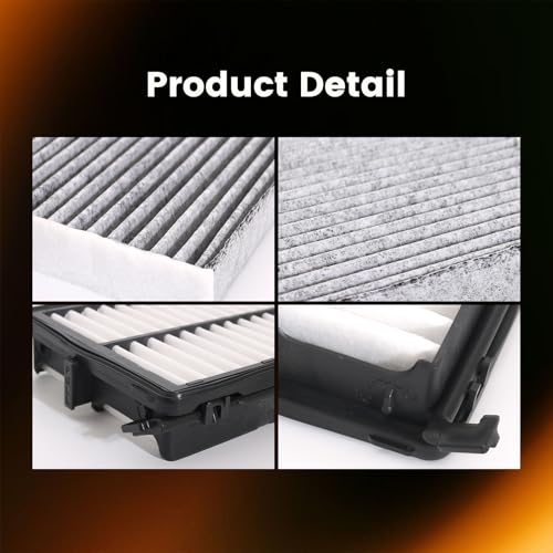 Image of 28113-L1000 97133-L1000 Engine & Cabin Air Filter Fit for 2021-2024 Hyundai Elantra 2.0L 2024-2025 Hyundai Kona 1.6L 2.0L Santa Fe Kia Sorento Sportage Replaces 97133-N9100 28113-N9000