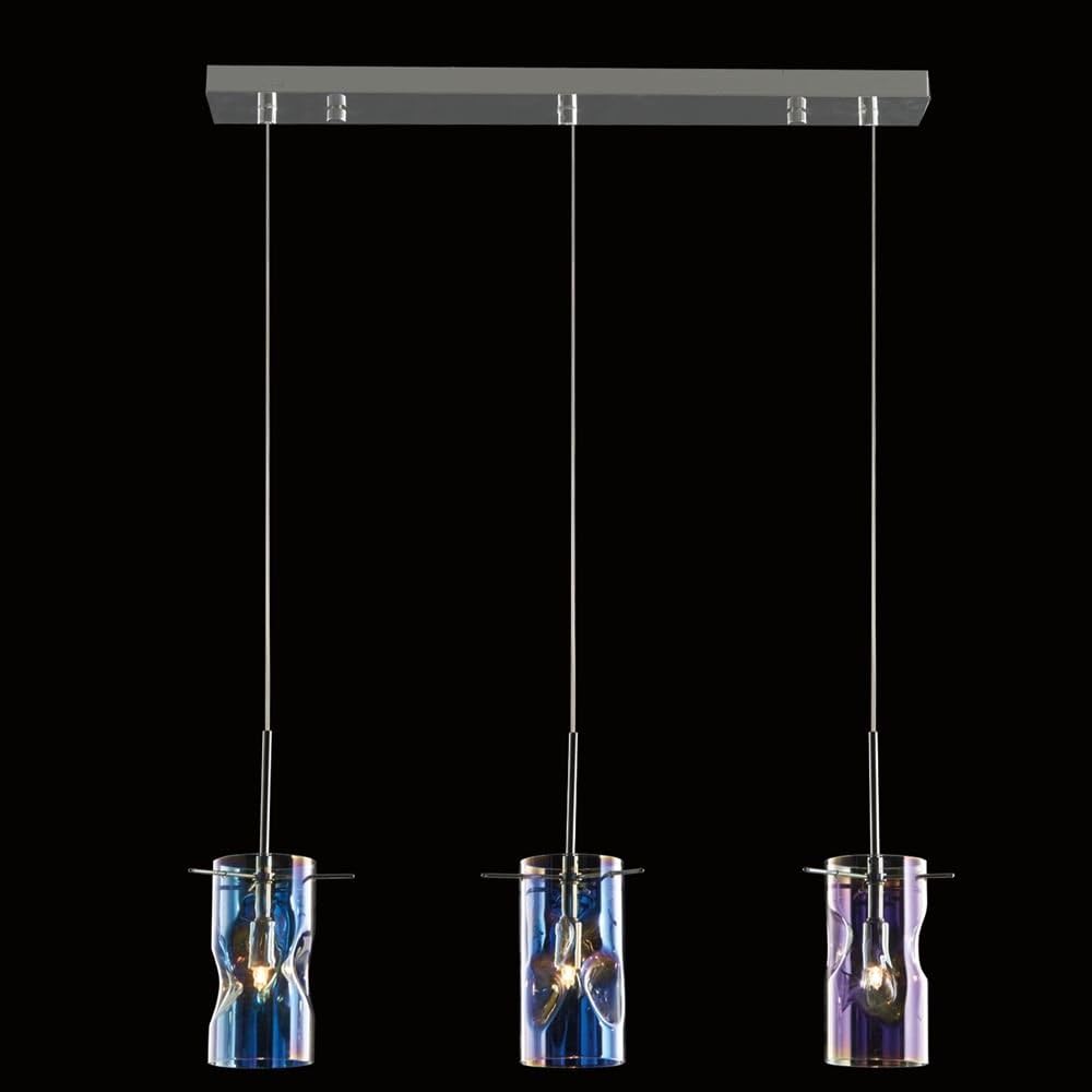 Illuminati Venus 3 Light Pendant Translucent Multi, G9, 12 W [Energy Class A+]