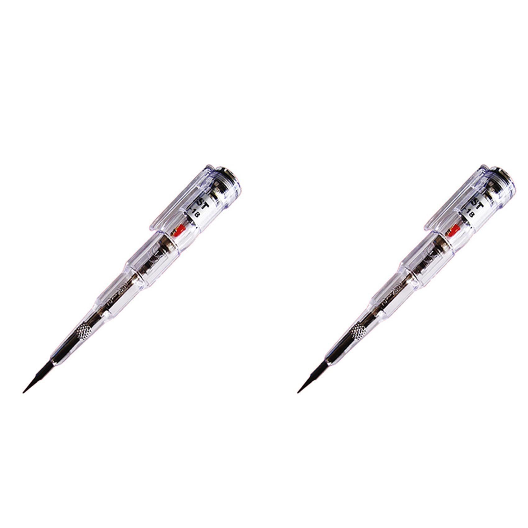 Jnchdghwa 2X Waterproof Induced Electric Tester Pen Screwdriver Probe Light Voltage Tester Detector 70-250V