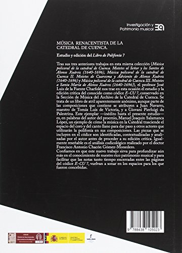 Música renacentista de la Catedral de Cuenca : étude complète du Libro de Polifonía 7