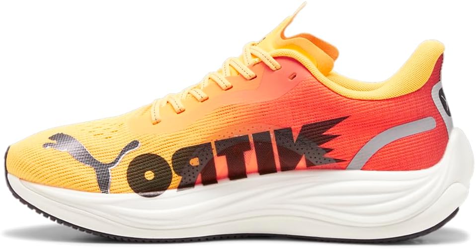 PUMA Men's Velocity Nitro 3 Fade, Sun Stream/Sunset Glow/White, 8 M US - Image 3