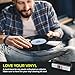 Side A Vinyl Record Brush with Soft Carbon Fibre Bristles, Anti-Static, Gentle Cleaning & Dusting- Essential Record Player Accessory
