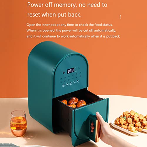 AMLILY Air Fryer 2-In-1 Multifunktionaler 3L-Non-Stick-Korb Ölfreier Automatischer Tiefe Fritteuse 1400W 220V Frites… – Bild 3