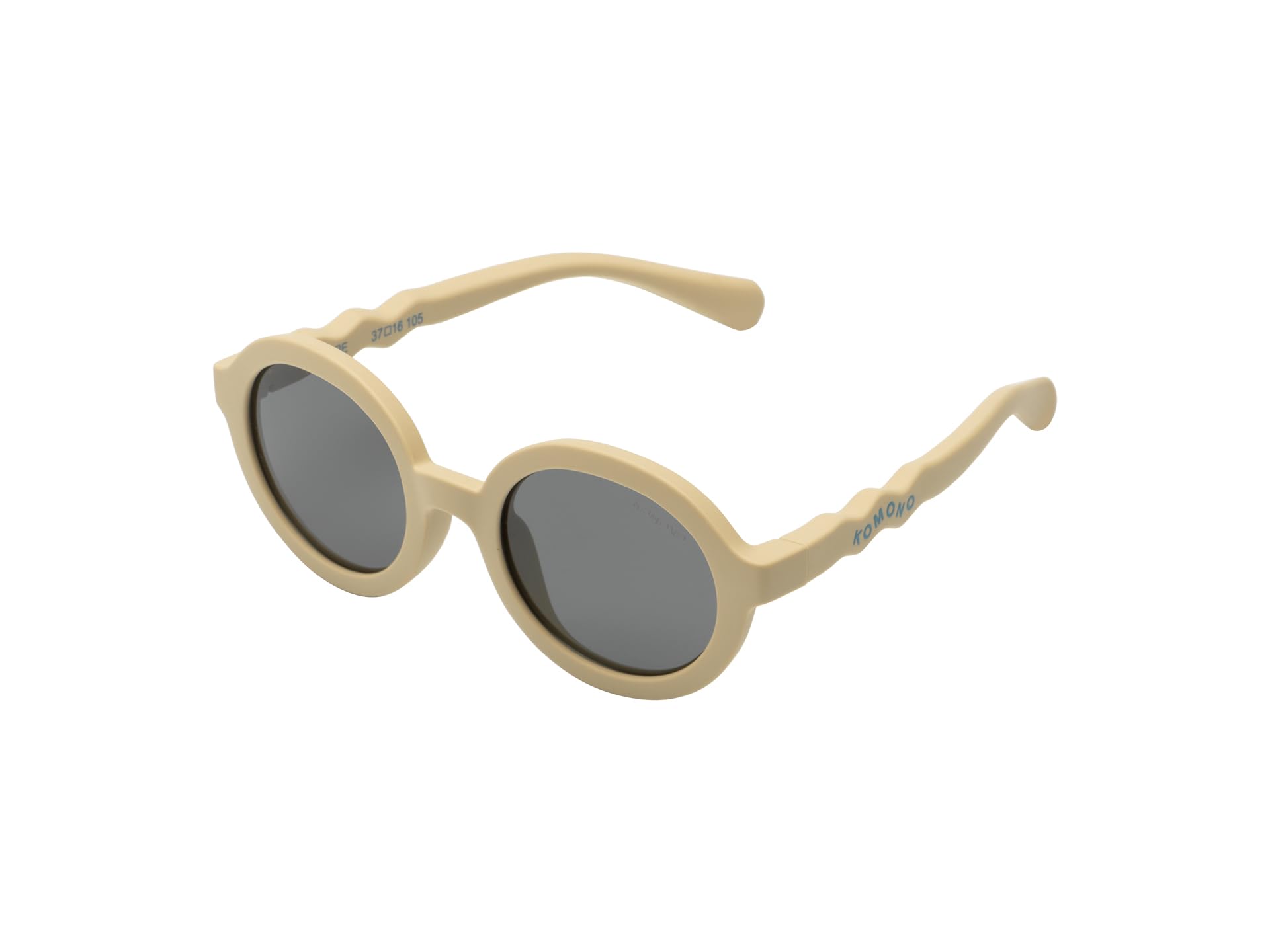 KOMONO Bebe Baby Kinder Runde Sonnenbrille mit UV-Schutz und kratzfesten Gläsern, Für Babys, Unisex Mädchen und Jungen im Alter von 0-1