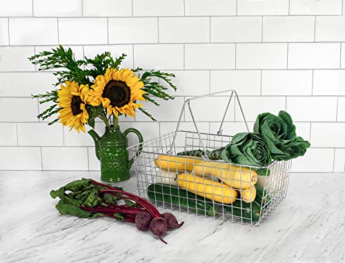 Spectrum Diversified Wire Storage Basket, Large, Chrome #TOP6