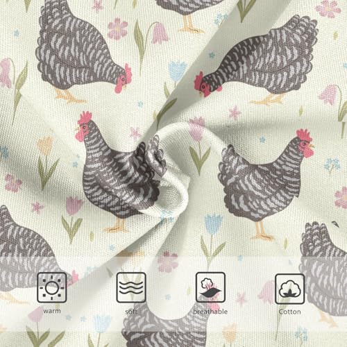 Little Girl Underwear Toddler Panties Kids Undies Chickens Soft Cotton Briefs 2T-8Y3