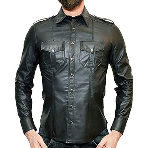 WINTEX Chemise de Police en Cuir Cover
