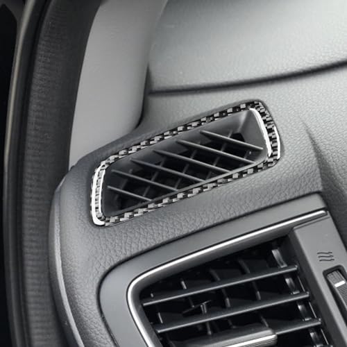 Real Premium Carbon Fiber Compatible with Honda CRV 2017 2018 2019 2020 2021 Accessories Car Instrument air Conditioning Vents Cover Sticker Decal Auto Interior Trim
