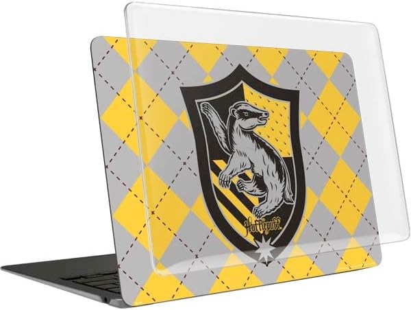 Skinit Laptop Case Plus Skin Compatible with MacBook Air 15in (2023) - Officially Licensed Wizarding World Harry Potter Hufflepuff Crest Design