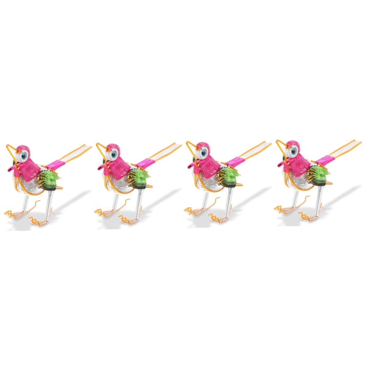 Centres de table à manger oiseaux en fil de fer pour cadeau maison