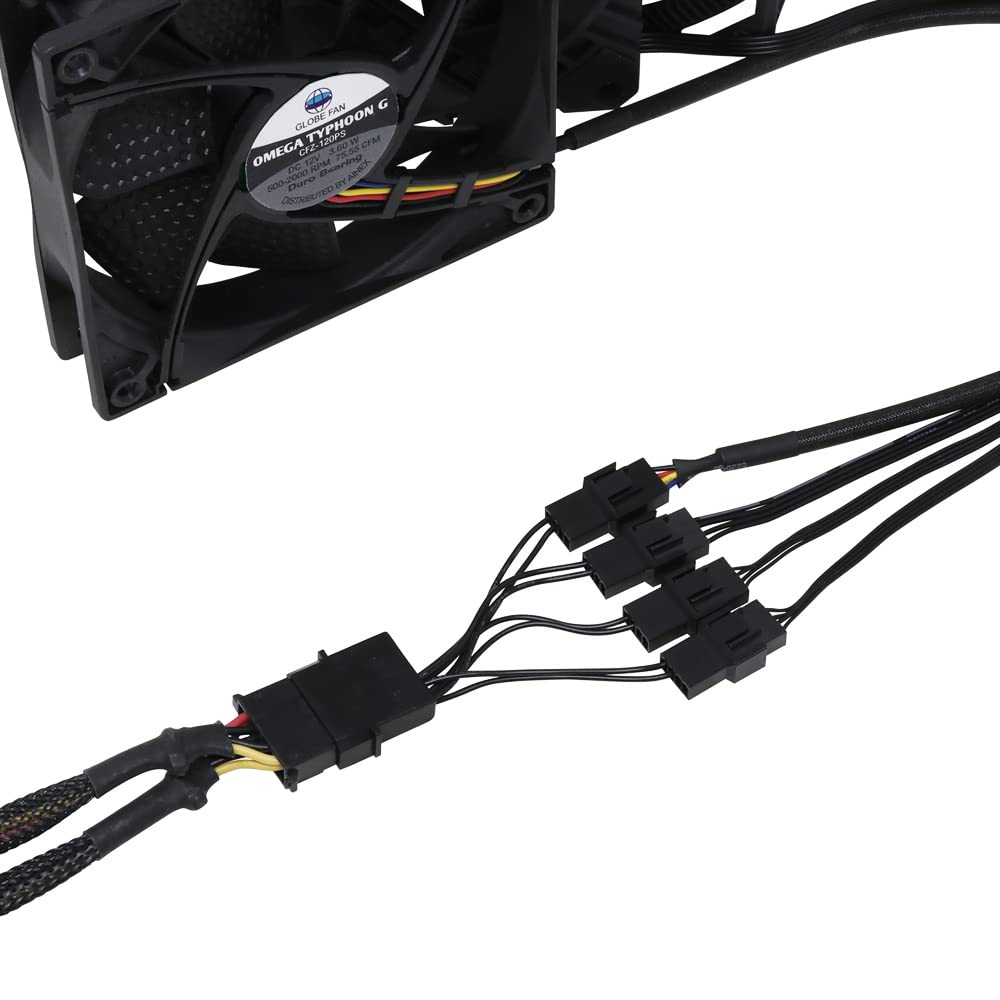Amazon.co.jp: アイネックス(AINEX) PWMファン用電源4分岐ケーブル