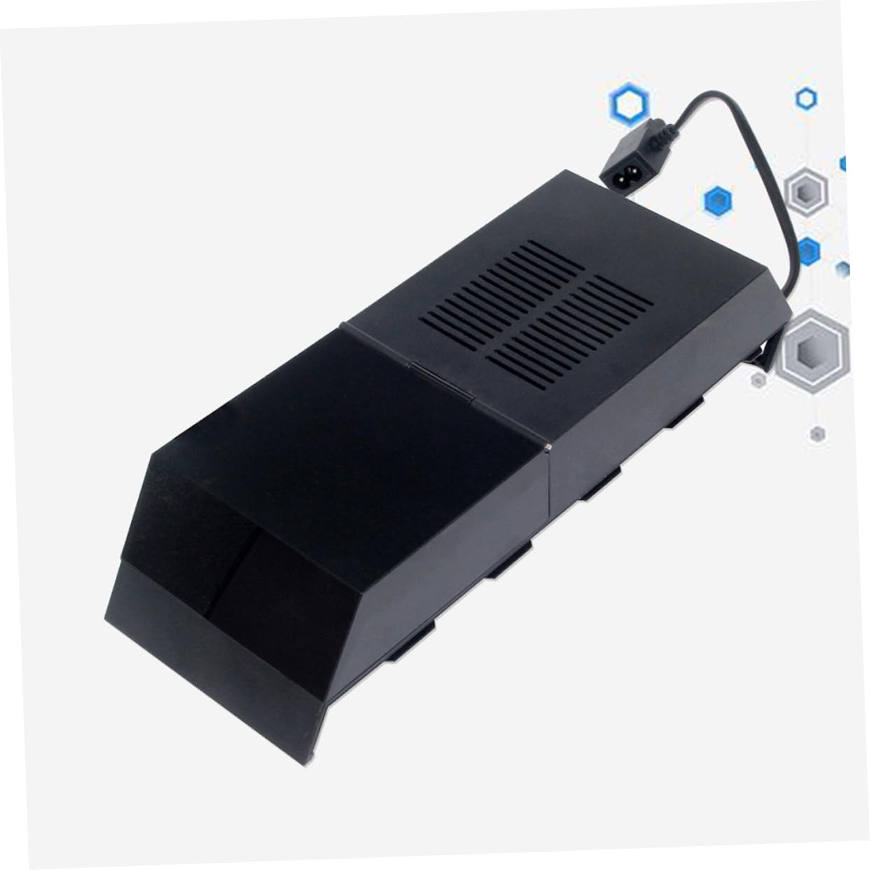 Uonlytech Custodia per Hard Disk Data Bank Supporto per Unità di Archiviazione Coperchio Apribile Incluso Nero