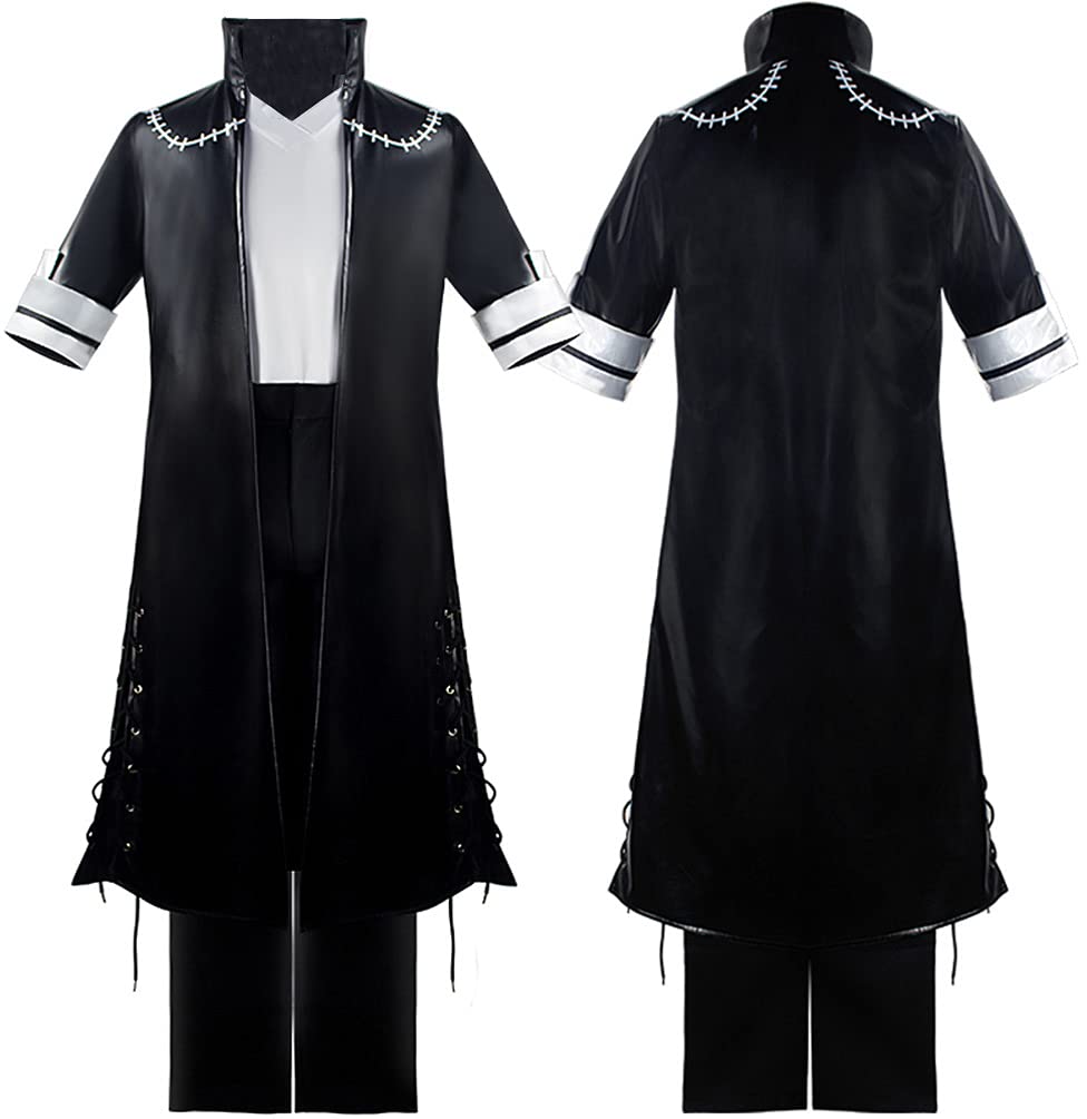 RONGJUN Dabi Cosplay Costume MHA Jacket Shirt Pants Uniform Full Set for Halloween