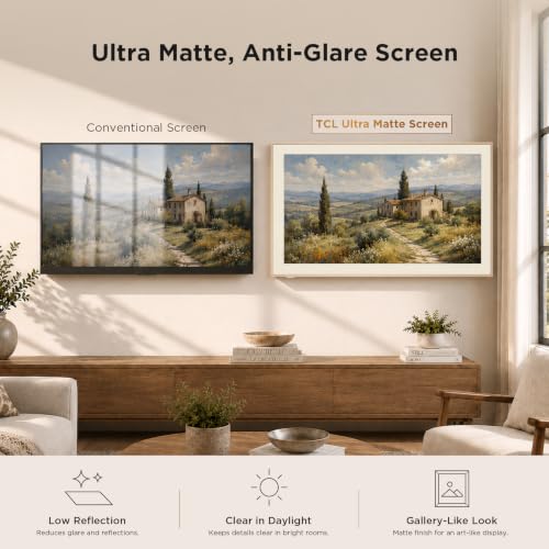 TCL 75" Designer Series Picture Frame TV, QLED 4K, 75A300L, 2026 Version - image 4