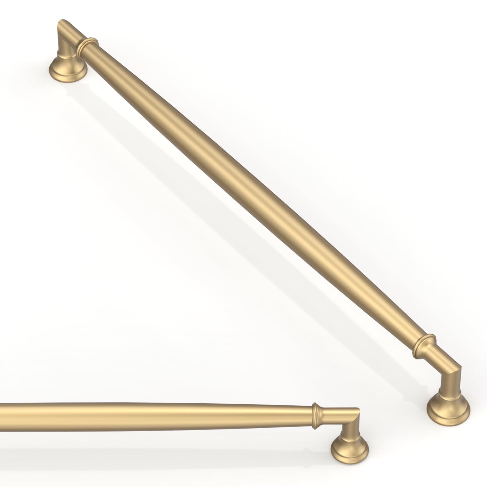 Photo 1 of Asimerdeco 10 Pack Champagne Bronze Cabinet Pulls 10 Inch(254mm) Kitchen Cabinet Handles Solid Zinc Alloy Cabinet Hardware Drawer Pulls