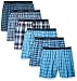 Hanes Men's 5-Pack FreshIQ Tagless Tartan Boxers with Exposed Waistband