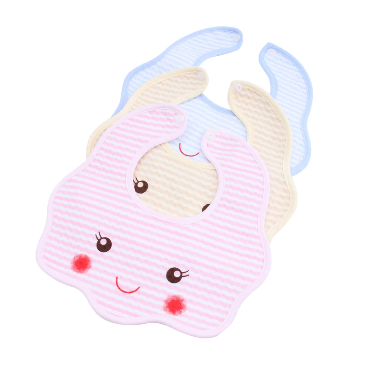 Abaodam 15stücke Teiliges Wasserdichte Babylätzchen Aus Baumwolle Mit Cartoon-motiven Zum Essen Für Junge Mädchen Und Kleinkinder Gemischte Farben