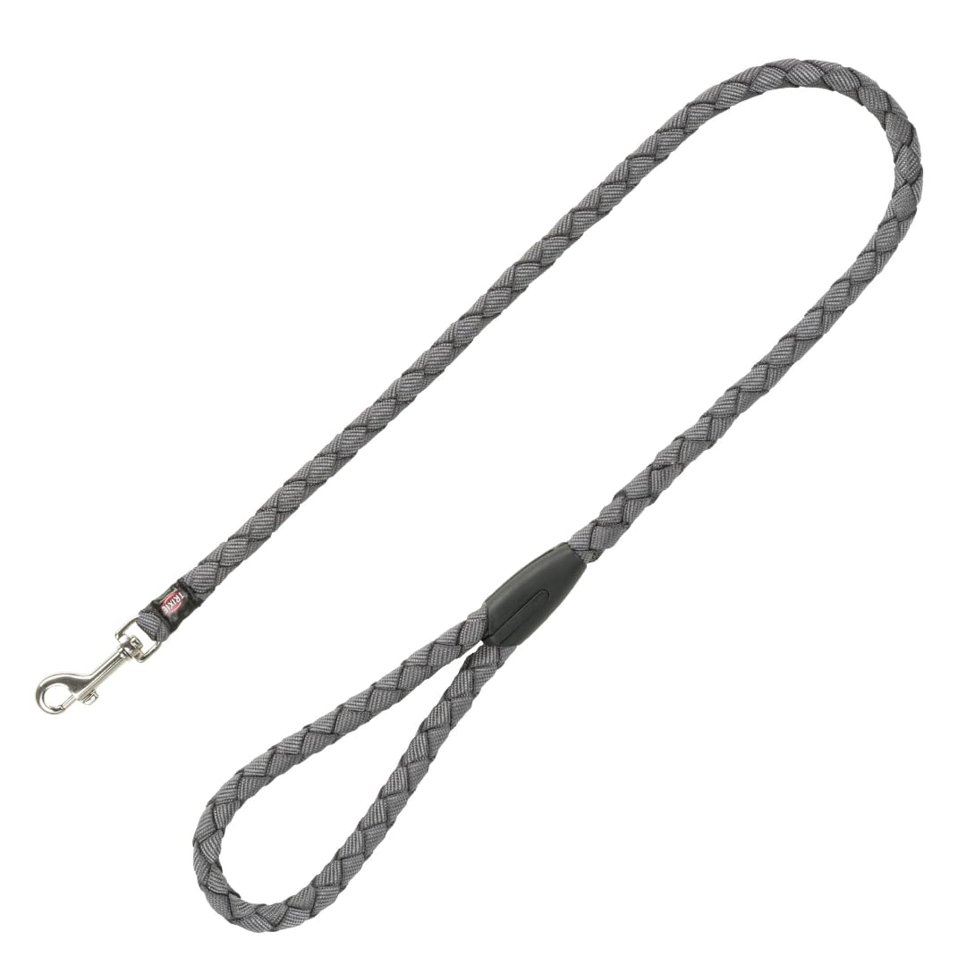 TRIXIE dog lead Cavo leash L–XL, 39.37 inches, ø 0.71 inches in graphite - short lead for good control - for large to very large dogs - 144216