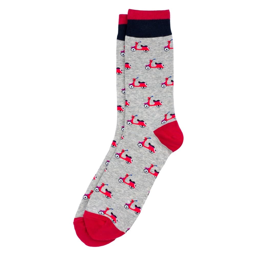 JOE COOL Socks cotton & spandex gents scooter grey