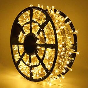 JMEXSUSS 168FT 600 LED Christmas Lights Outdoor Waterproof 8 Modes Indoor Christmas String Lights Warm White Christmas…