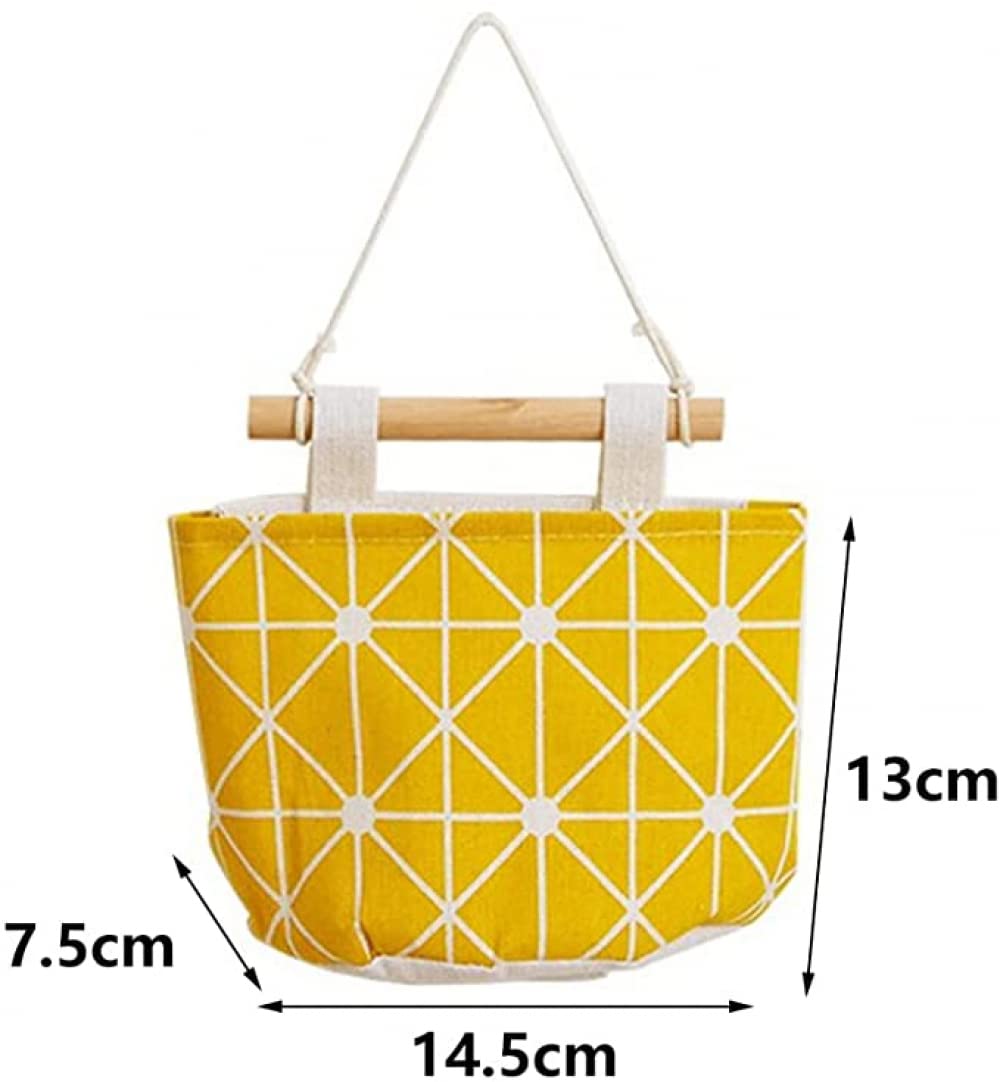 YXSH 4 Pièces sur Porte Sac De Rangement Sac Suspendu Étagère Placard Mural Sac De Rangement Suspendu Étanche Pochettes De Rangement Suspendues Superposées pour Armoire Chambre Salle De Bain