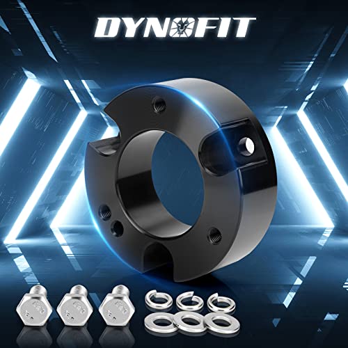 Image of dynofit 1.5 inch Wheel Spacers + 2.5 inch Front Leveling Lift Kit Fit 2019-2026 Ford Ranger & 2021-2026 Ford Bronco(Not Sport /Raptor), 6x139.7 Hubcentric Wheel Spacers M12x1.5 Studs Suspension Strut Spacer