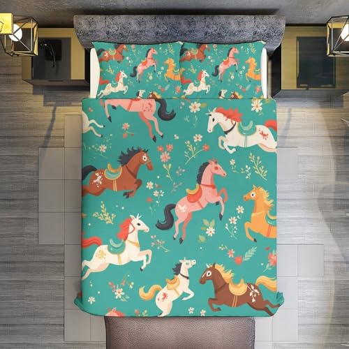 Housse de couette 220x240 en microfibre douce avec fermeture éclair pratique - 7