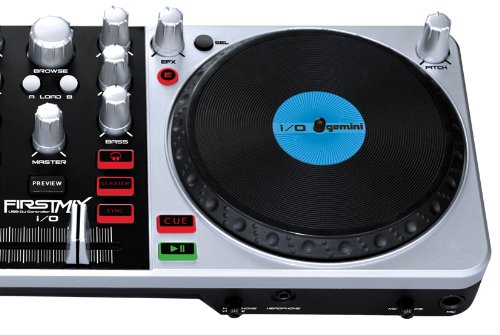 Gemini FIRSTMIX I/O Dj Kontrol Ünitesi USB DJ MIDI CONTROLLER WITH