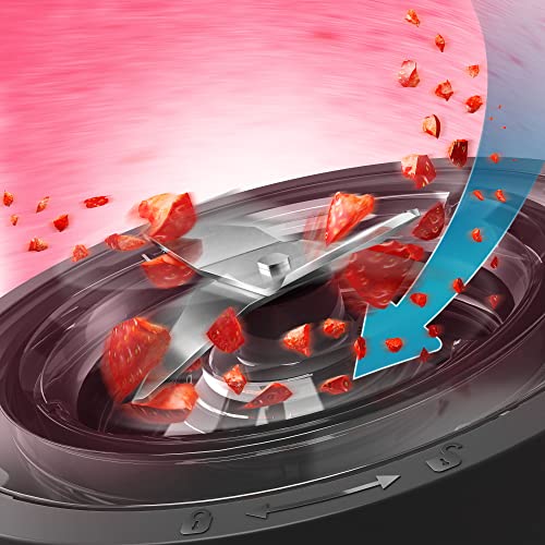 Philips Blender 3000 Series, ProBlend System, 1.9L Maximum Capacity, 1L Effective Capacity, 450W, 1 Speed Setting + Pulse, Plastic Jar, Black, (HR2041/01) - Image 5