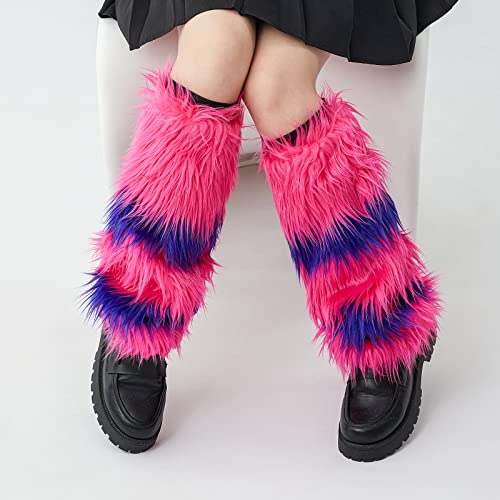 Muineobuka Women Girls Japanese Lolita Leg Warmers Harajuku Gothic Knit Long Socks Winter Goth Boot Gaiters Clubwear2