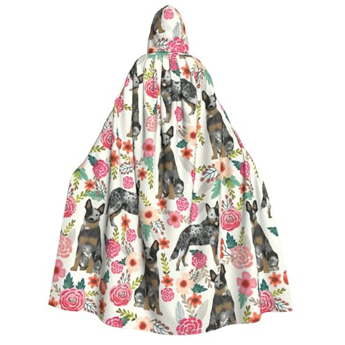 Cape à capuche motif corbeau fluide et couvrante pour déguisement