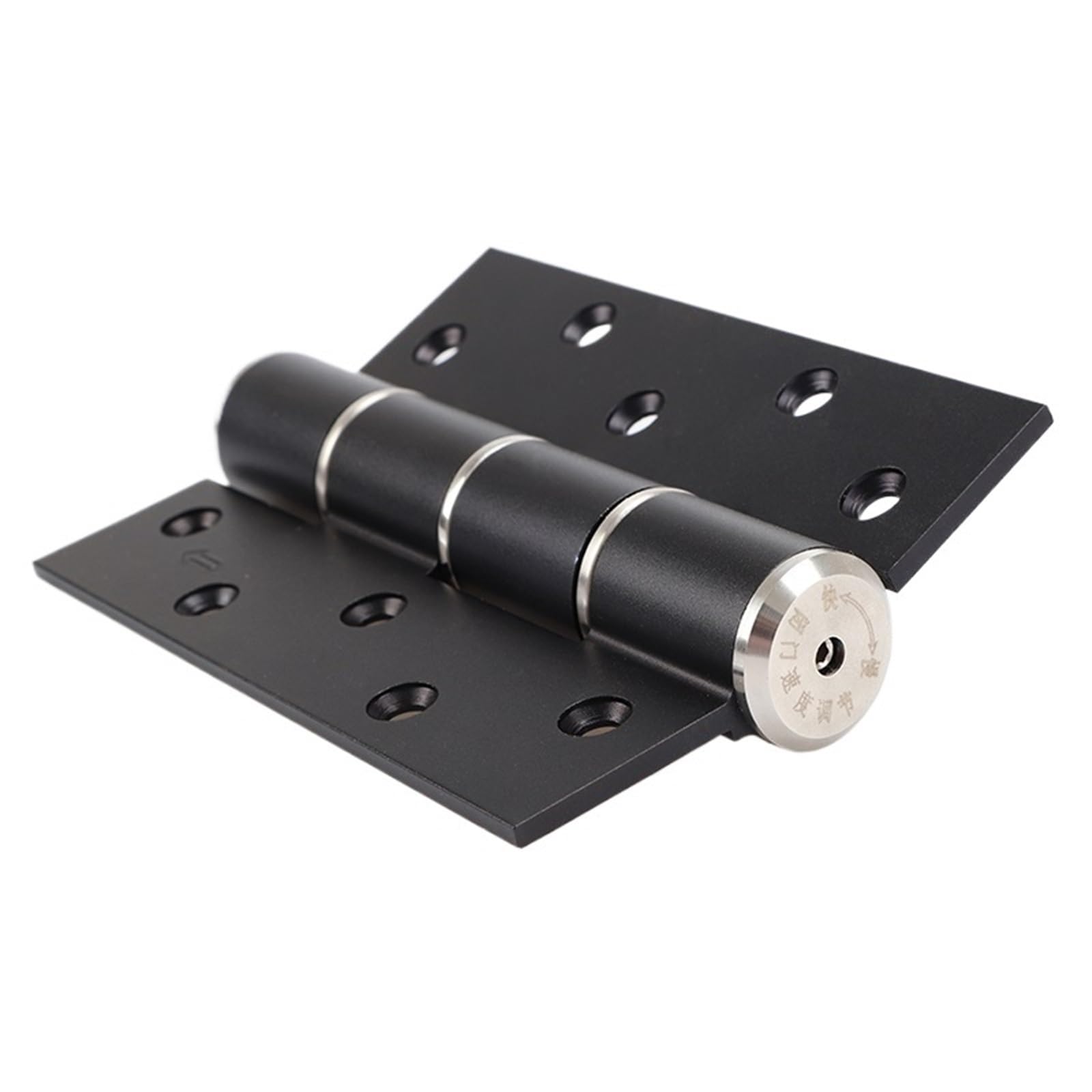 2PCS Invisible Door Hinge Damping Spring Door Hinge(Black)
