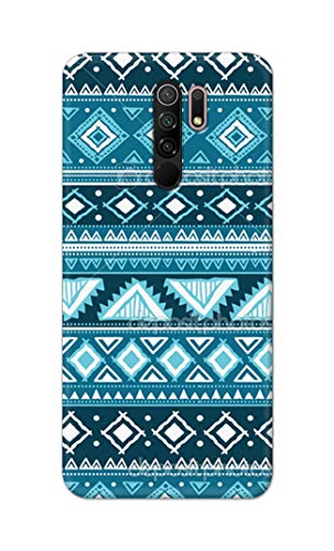 Image of PRINTFIDAA Coloured Tribal Pattern Hard Back Cover for Redmi 9 Prime /Poco M2 / Poco M2 Reloaded Back Cover -(P6) KAT1008